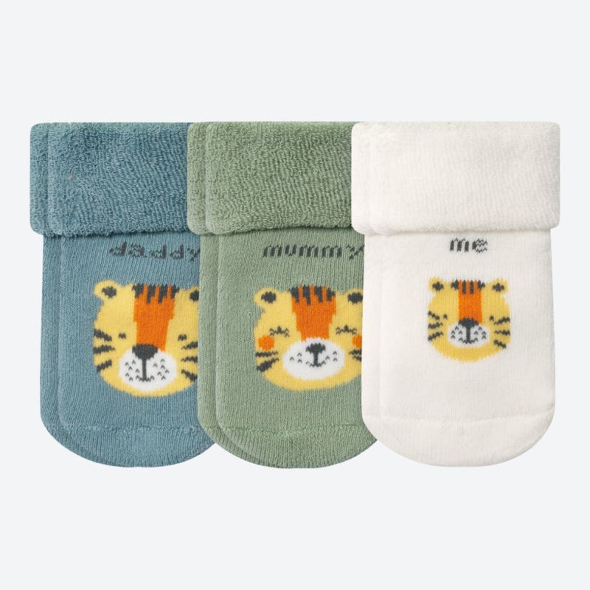 Bild 1 von Baby-Jungen-Frottee-Socken, 3er-Pack