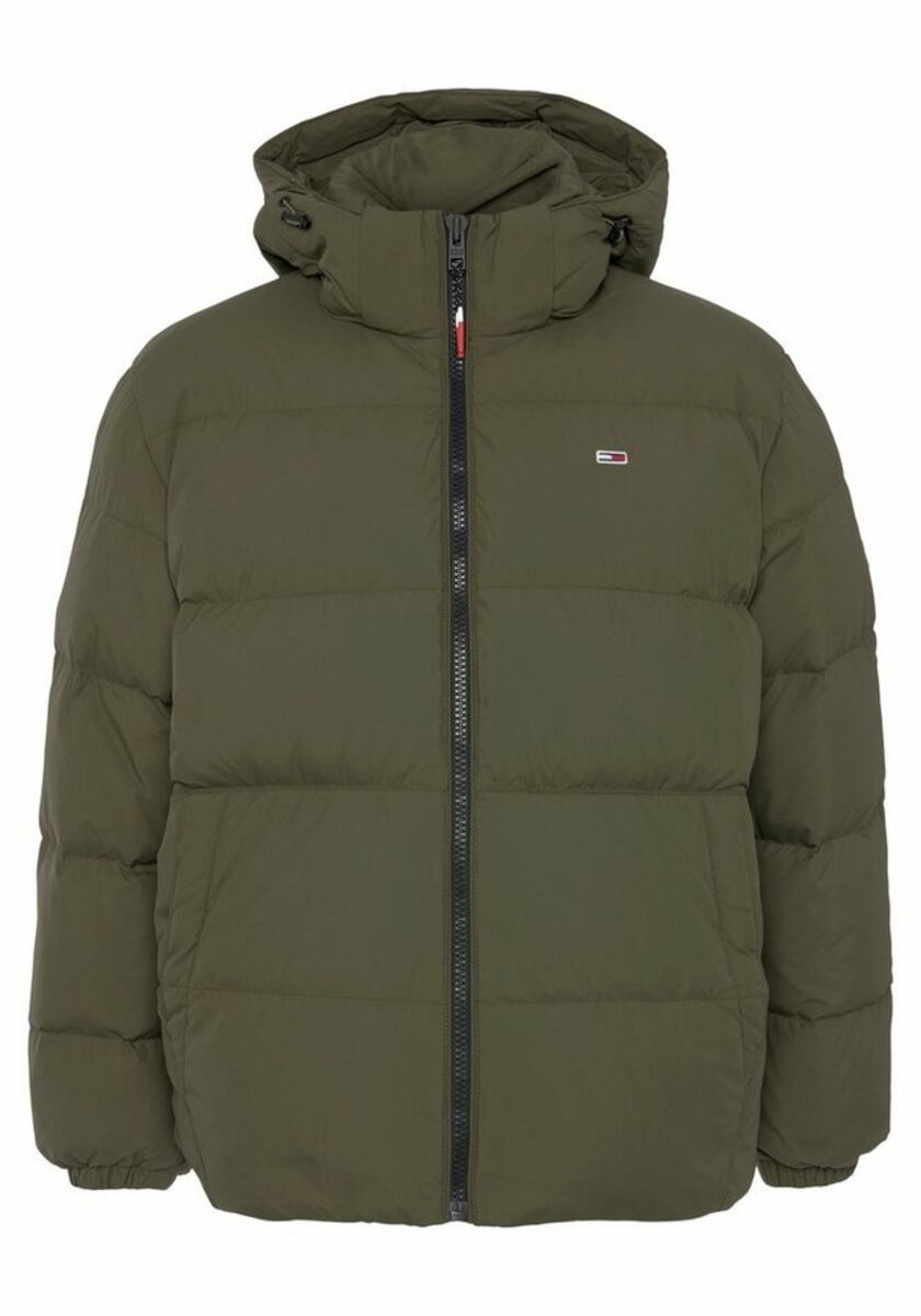 Bild 1 von Tommy Jeans Daunenjacke TJM ESSENTIAL DOWN JACKET mit Tunnelzug und Stoppern an der Kapuze, Grün