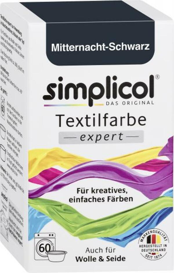 Bild 1 von Simplicol Textilfarbe expert Mitternacht-Schwarz