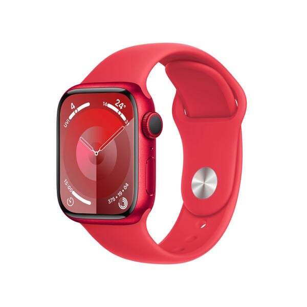 Bild 1 von Watch Series 9 GPS 45mm (PRODUCT)RED Aluminiumgehäuse mit rotem Sportband - M/L