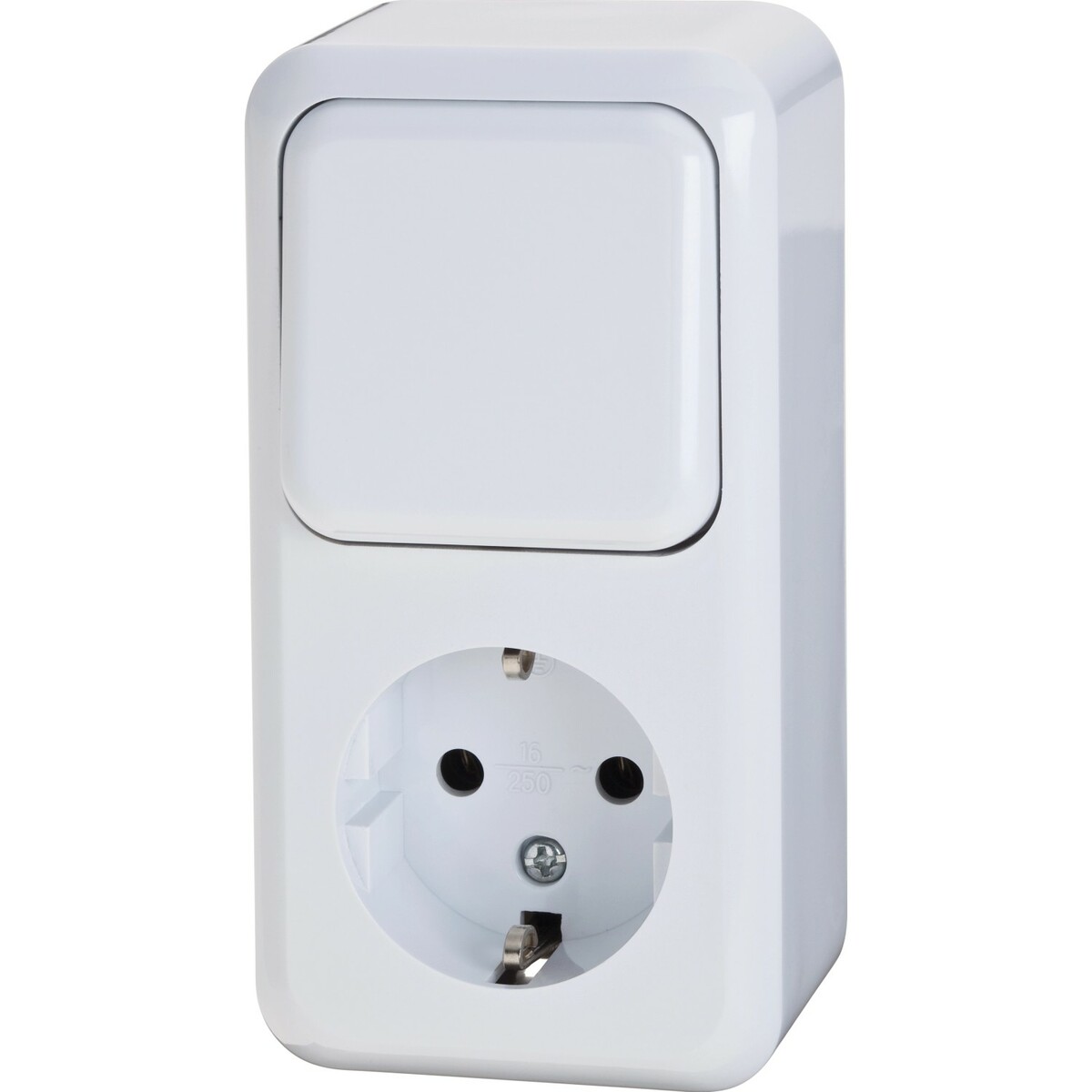Bild 1 von Schalterkombination Aufputz Weiß