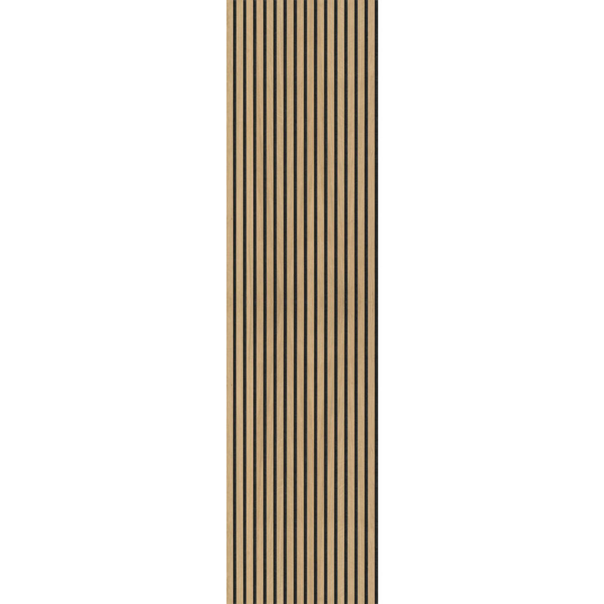 Bild 1 von Akustikpaneel acous Professional, Hellbraun, Holz, Kunststoff, Eiche, 60x2.1 cm, Fsc, Bilder, Dekopaneele