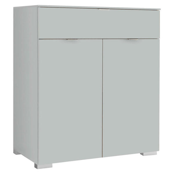 Bild 1 von Moderano Kommode, Grau, Kunststoff, 1 Schubladen, 80x96x40 cm, Blauer Engel, Goldenes M, BQ - Bündnis für Qualität, Made in Germany, DGM-Klimapakt, DGM-Emissionslabel, Typenauswahl, Beimöbel erh