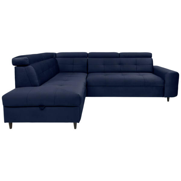 Bild 1 von Mid.you Eckschlafsofa, Dunkelblau, Textil, 3-Sitzer, 263x205 cm, Wohnzimmer, Sofas & Couches, Wohnlandschaften