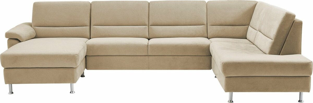 Bild 1 von CALIZZA INTERIORS Wohnlandschaft Onyx, 3 Teile, wahlweise mit Bettfunktion und Bettkasten, Beige