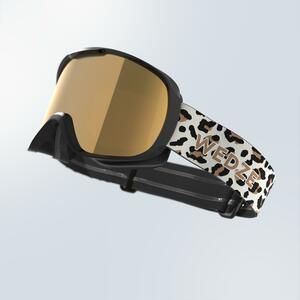 Skibrille Snowboardbrille Erwachsene/Kinder Allwetter photochrom - G 500 Leopard EINHEITSFARBE