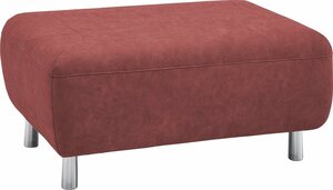 CALIZZA INTERIORS Polsterhocker Nell, Rot