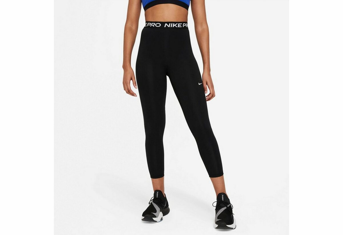 Bild 1 von Nike Trainingstights PRO WOMEN'S HIGH-WAISTED / MESH PANEL LEGGINGS, Schwarz