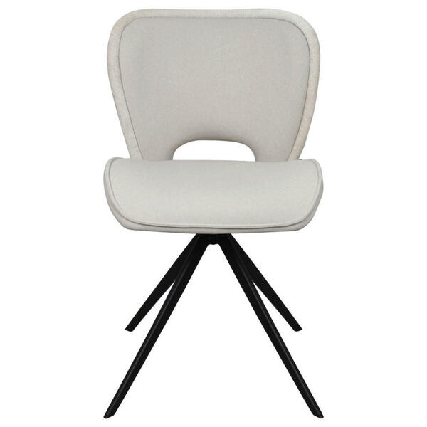 Bild 1 von Livetastic Stuhl, Beige, Holz, Metall, Textil, Eukalyptusholz, Sperrholz, konisch, 49.5x82.5x60 cm, Esszimmer, Stühle, Esszimmerstühle, Vierfußstühle