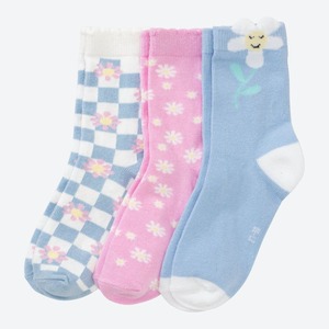 Mädchen-Socken, 3er-Pack
