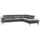 Bild 1 von Mid.you Ecksofa, Grau, Textil, 4-Sitzer, Ottomane rechts, L-Form, 305x233 cm, seitenverkehrt erhältlich, Rücken echt, Wohnzimmer, Sofas & Couches, Wohnlandschaften, Ecksofas