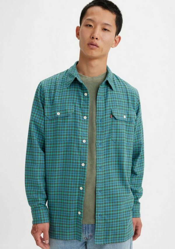 Bild 1 von Levi's® Flanellhemd JACKSON WORKER mit durchgehender Knopfleiste, Grün