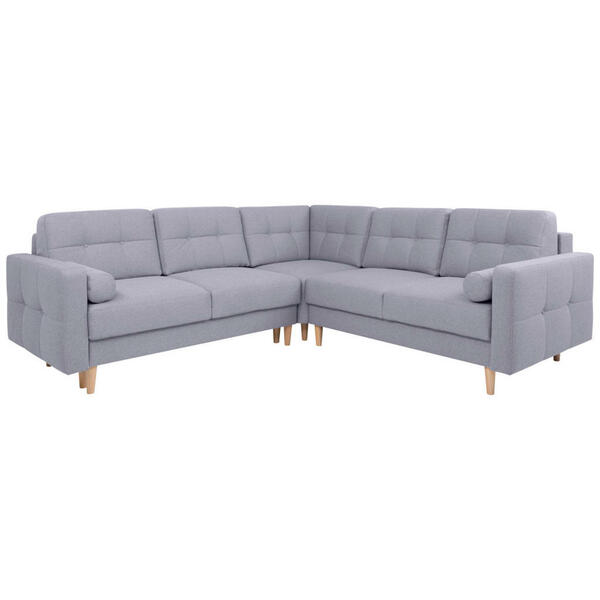 Bild 1 von Mid.you Eckschlafsofa, Graublau, Textil, 4-Sitzer, Füllung: Polyetherschaumkern, 242x242 cm, Armteil links, rechts, Wohnzimmer, Sofas & Couches, Wohnlandschaften