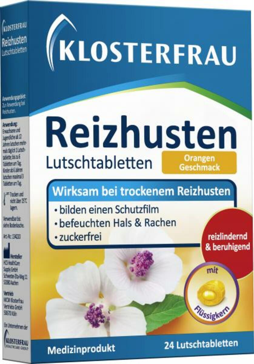 Bild 1 von Klosterfrau Reizhusten Lutschtabletten Orangengeschmack