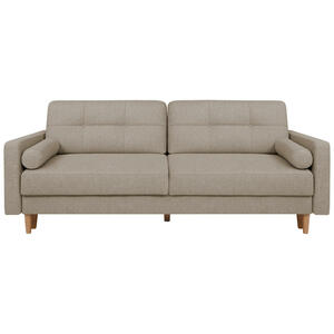 Mid.you Schlafsofa, Beige, Textil, 3-Sitzer, Füllung: Polyetherschaumkern, 222x93x99 cm, Armteil links, rechts, Kinder & Jugendmöbel, Jugendmöbel, Jugendsofas