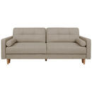 Bild 1 von Mid.you Schlafsofa, Beige, Textil, 3-Sitzer, Füllung: Polyetherschaumkern, 222x93x99 cm, Armteil links, rechts, Kinder & Jugendmöbel, Jugendmöbel, Jugendsofas