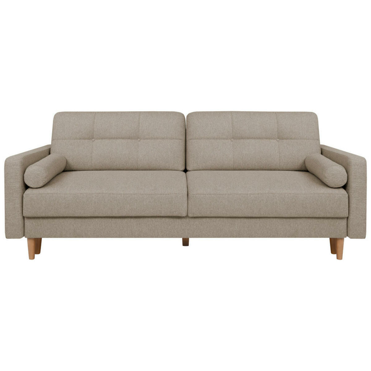 Bild 1 von Mid.you Schlafsofa, Beige, Textil, 3-Sitzer, Füllung: Polyetherschaumkern, 222x93x99 cm, Armteil links, rechts, Kinder & Jugendmöbel, Jugendmöbel, Jugendsofas