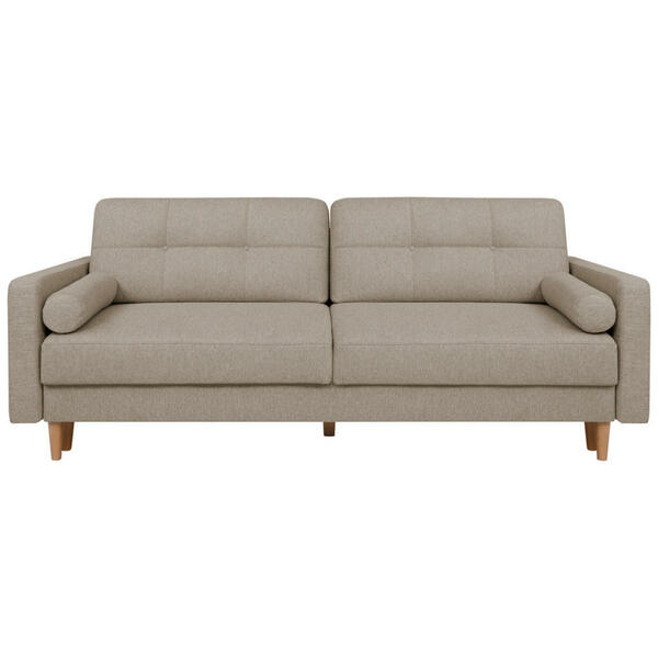 Bild 1 von Mid.you Schlafsofa, Beige, Textil, 3-Sitzer, Füllung: Polyetherschaumkern, 222x93x99 cm, Armteil links, rechts, Kinder & Jugendmöbel, Jugendmöbel, Jugendsofas