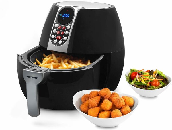 Bild 2 von Medion® Heißluftfritteuse MD17320, 1500 W, 8 praktische Automatikprogramme
