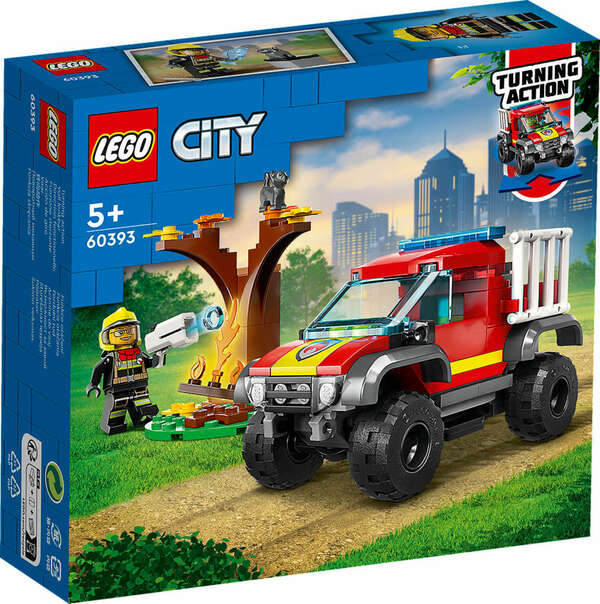 Bild 1 von LEGO CITY Bau- und Spielset 60393 »Feuerwehr-Pickup«