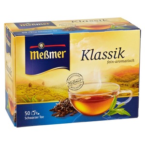 Meßmer Schwarztee Klassik 50 Teebeutel (87,5 g)