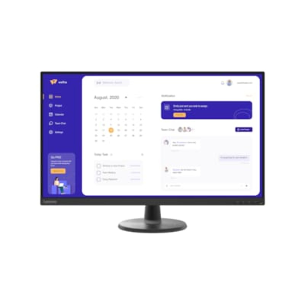 Bild 1 von Lenovo D32u-45 80cm (32") 4K VA Monitor 16:9 HDMI/VGA 4ms 60Hz