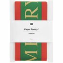 Bild 2 von Paper Poetry Taftband Merry Christmas rosa-gold 58mm 3m