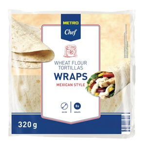 METRO Chef Weizen Wraps Mexican Style 8 x 20 cm (320 g)