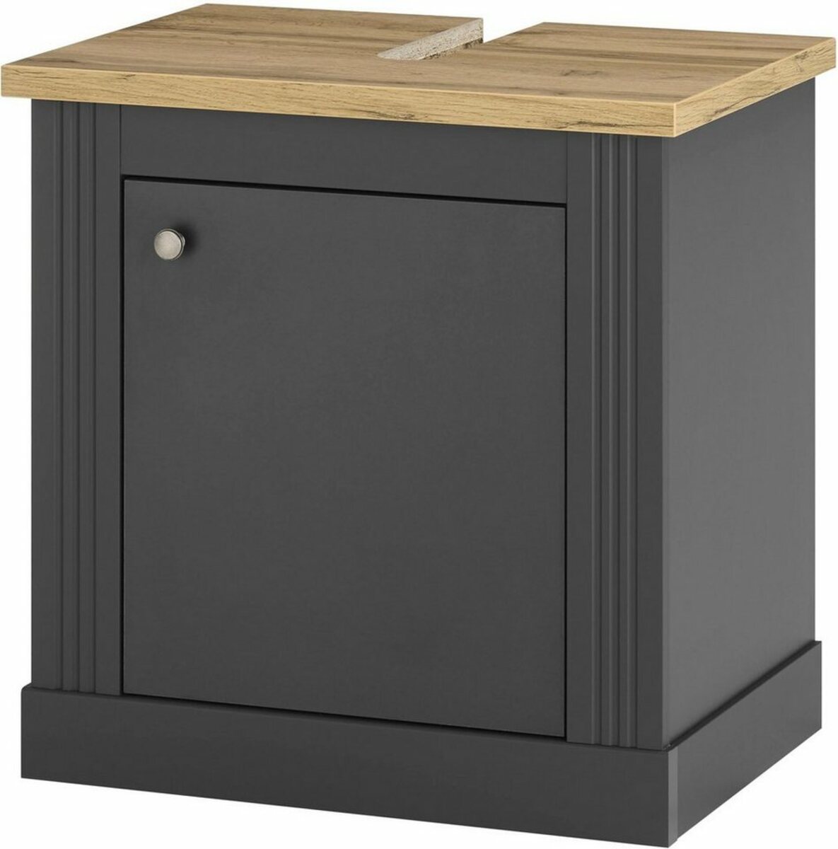 Bild 1 von Home affaire Waschbeckenunterschrank WESTMINSTER im romantischen Landhausstil, exclusiv by Otto, Grau