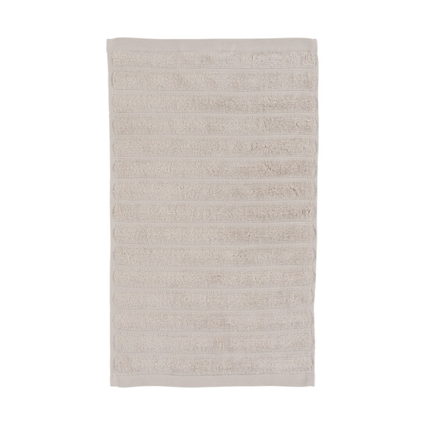 Bild 1 von Gästehandtuch Hoch/Tief, 2 x 4er Pack, grau