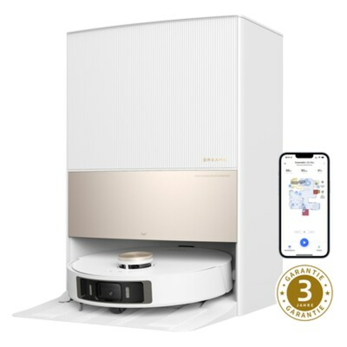 Bild 1 von DreameBot L20 Ultra Saug- und Wischroboter weiß, 7000Pa, MopExtend, Vormax