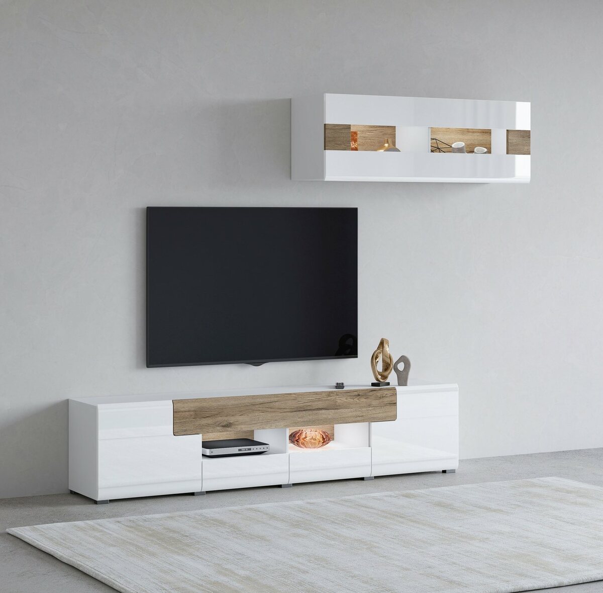 Bild 1 von Helvetia Wohnwand Toledo, (2-St), Weiß