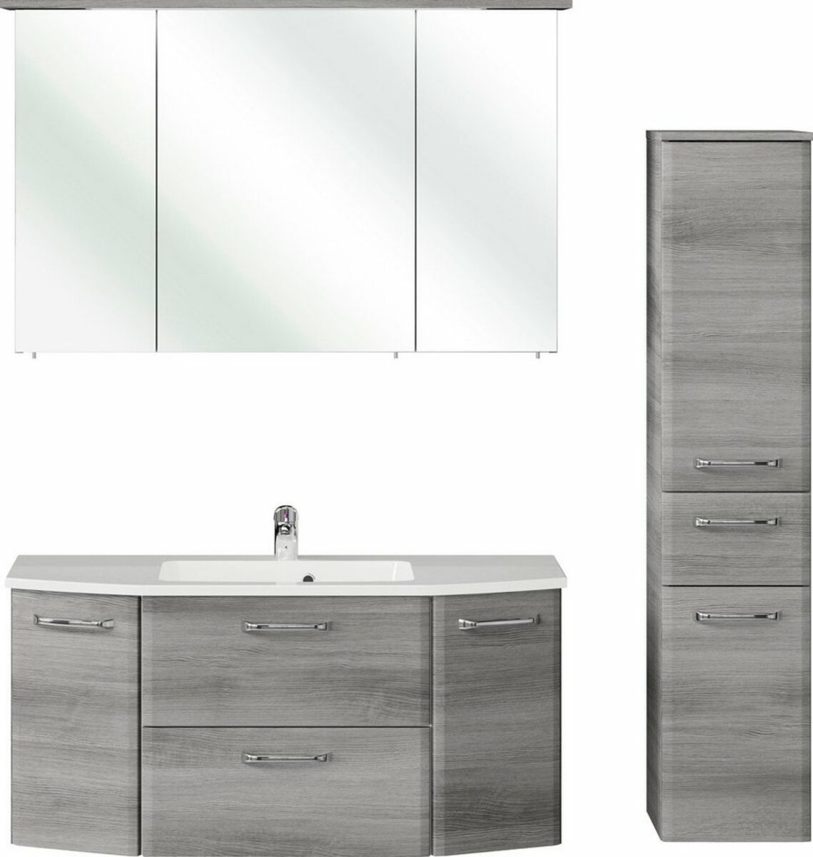 Bild 1 von PELIPAL Badmöbel-Set Quickset 328, (4-St), Grau