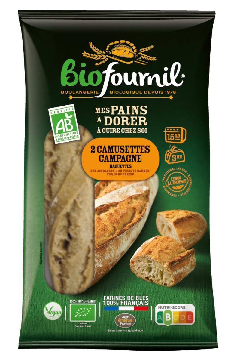 Bild 1 von Biofournil Bio Weizenbaguettes 2 x 200g (400 g)