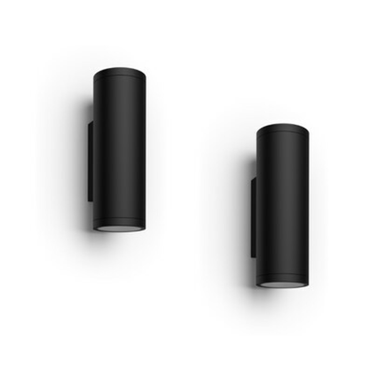 Bild 1 von Philips Hue White & Col. Amb. Appear Wandleuchte rund schwarz 1200lm, 2er Pack
