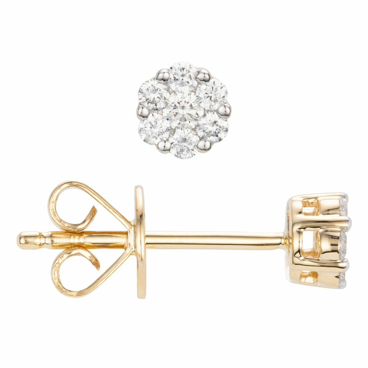 Bild 1 von DIAMOUR Ohrstecker 14 Brillanten zus. ca. 0,20ct Gold 585