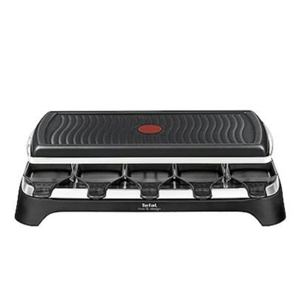 Bild 1 von Tefal RE 4588 Raclette-Grill für 10 Personen Schwarz/Edelstahl