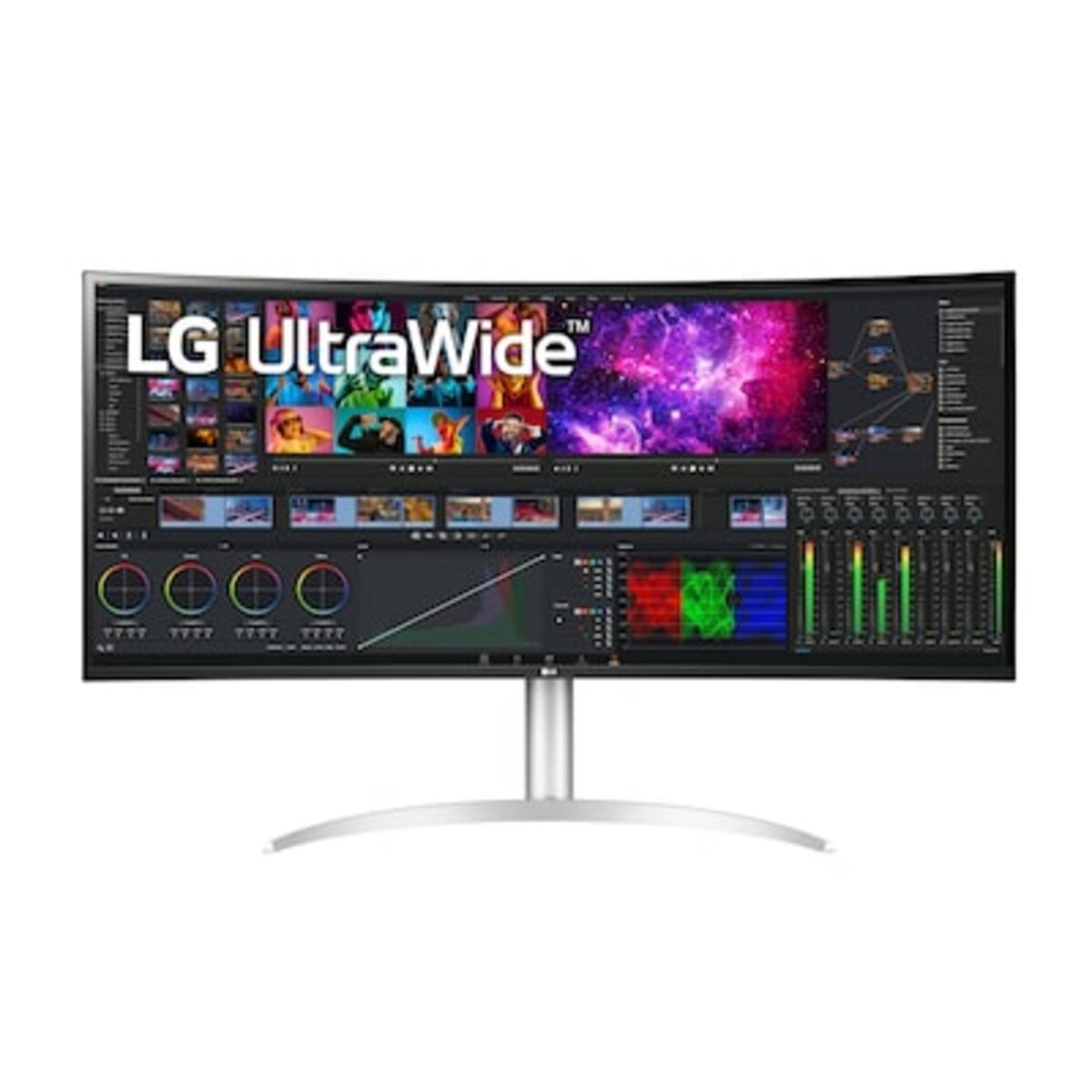 Bild 1 von LG 40WP95XP-W.AEU 100,84cm (39,7") 21:9 WUHD Curved IPS Monitor HDMI/DP/USB 3.0
