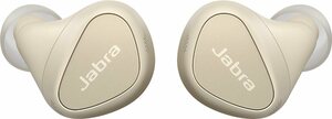 Jabra Elite 5 wireless In-Ear-Kopfhörer (Active Noise Cancelling (ANC), Alexa, Google Assistant, Siri, Bluetooth, Bluetooth, mit hybrider aktiver Geräuschunterdrückung (ANC), Beige|goldfarben