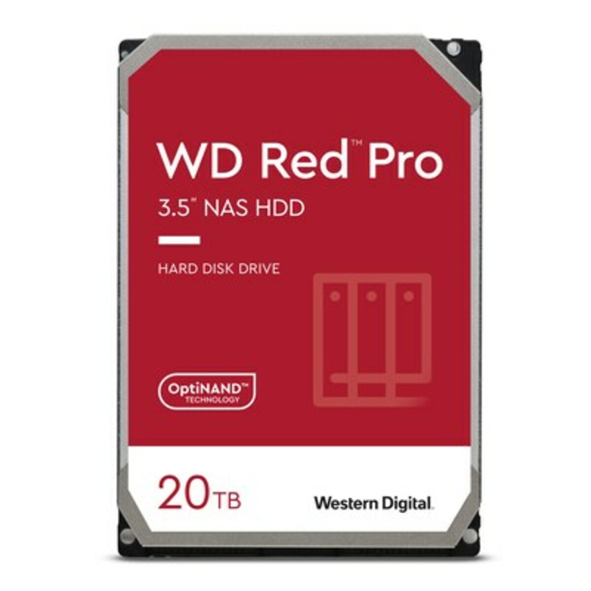 Bild 1 von WD Red Pro WD201KFGX NAS HDD - 20 TB 7200 rpm 512 MB 3,5 Zoll SATA 6 Gbit/s CMR