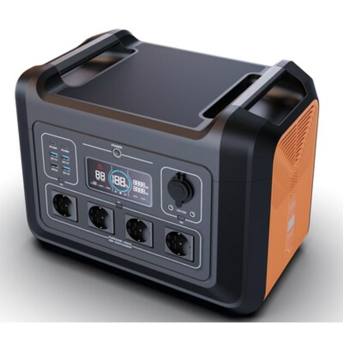 Bild 1 von Hyrican Powerstation UPP-2400, 2400 Watt, portabler Solargenerator