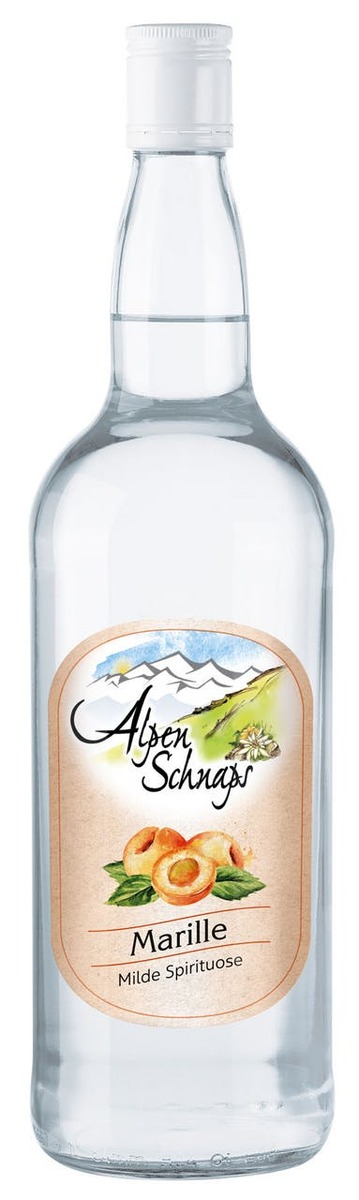 Bild 1 von Alpenschnaps Marille 35 % Vol. (1 l)