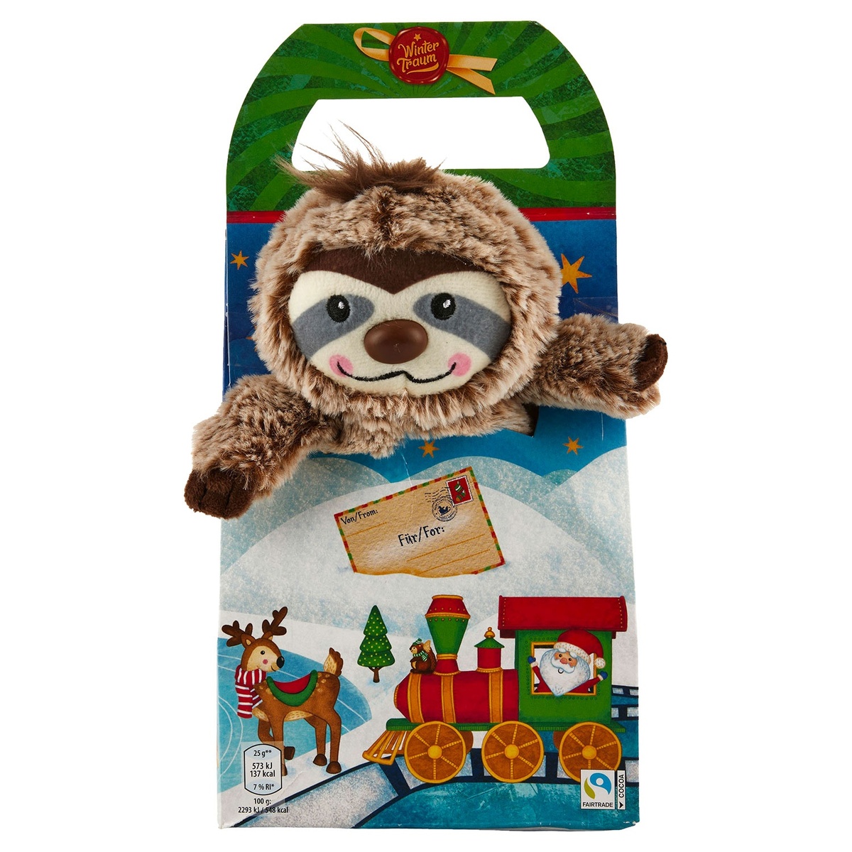 Bild 1 von WINTERTRAUM Schokolade mit Plüschtier 141 g
