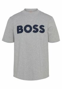 BOSS ORANGE T-Shirt mit Rundhalsausschnitt, Grau