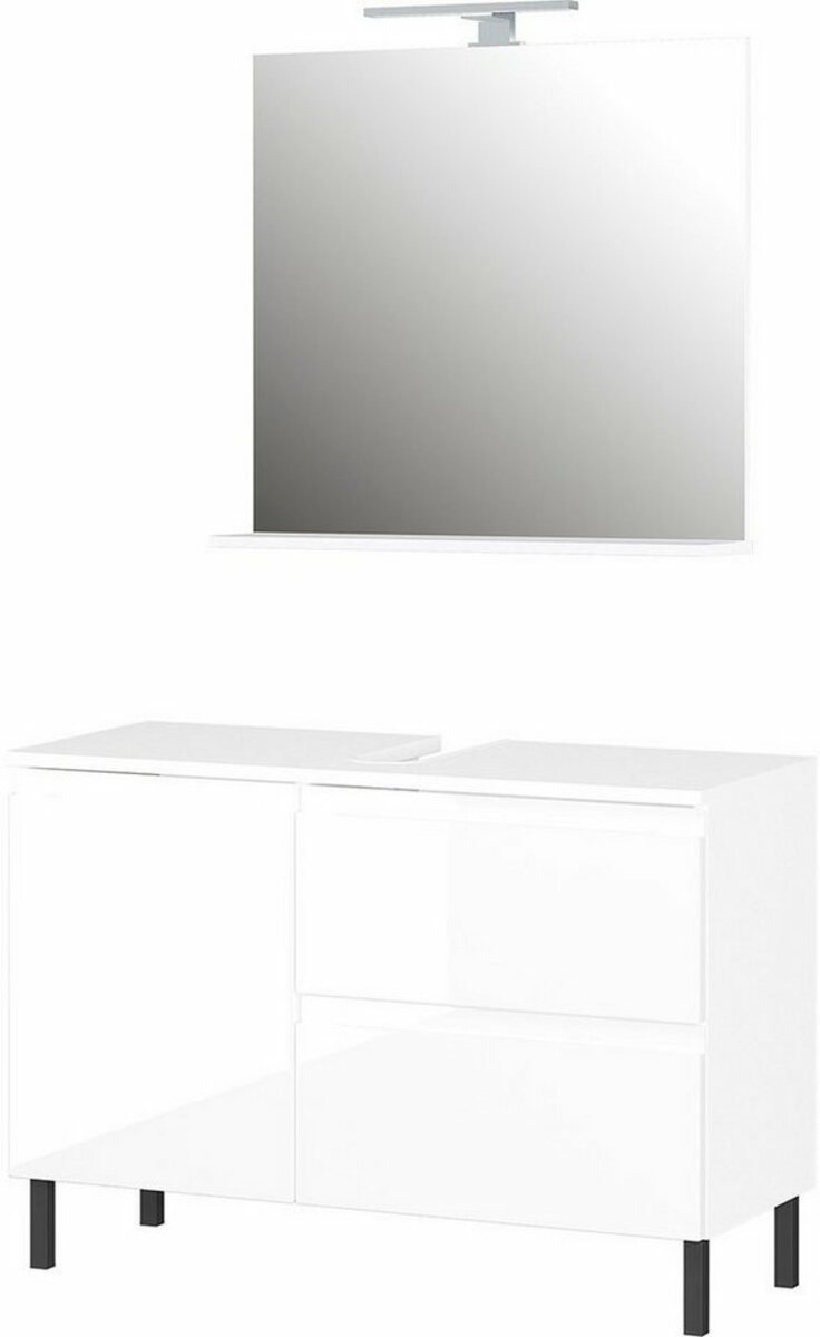 Bild 1 von GERMANIA Badmöbel-Set Scantic, (2-St), Weiß