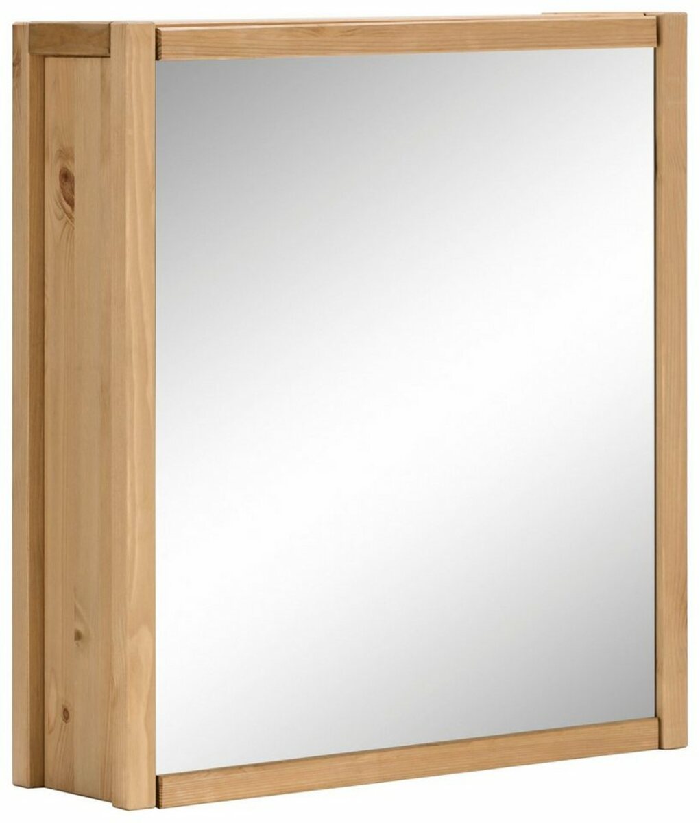 Bild 1 von Home affaire Spiegelschrank Tina Badmöbel, Spiegel, Breite 61,5 cm, Massivholz, Braun