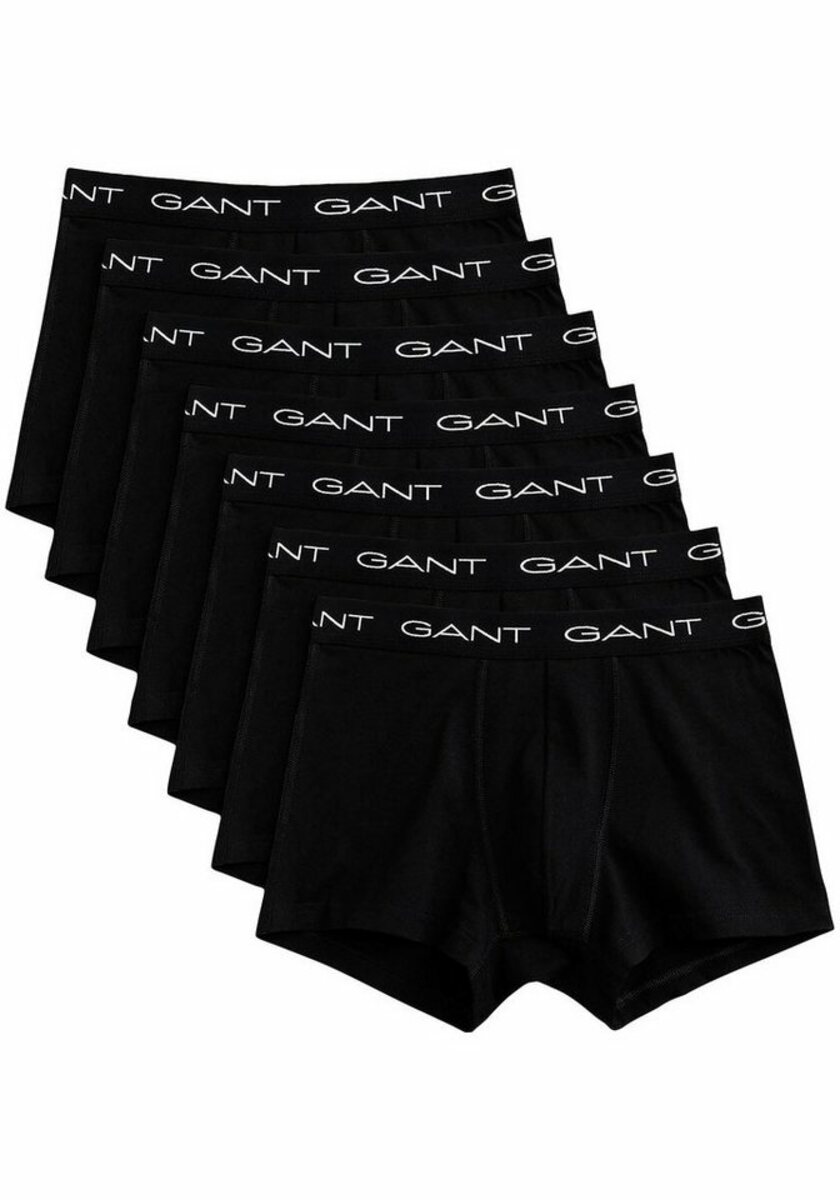 Bild 1 von Gant Boxershorts TRUNK 7-PACK (Packung, 7-St., 7) mit elastischem Logobund, Schwarz