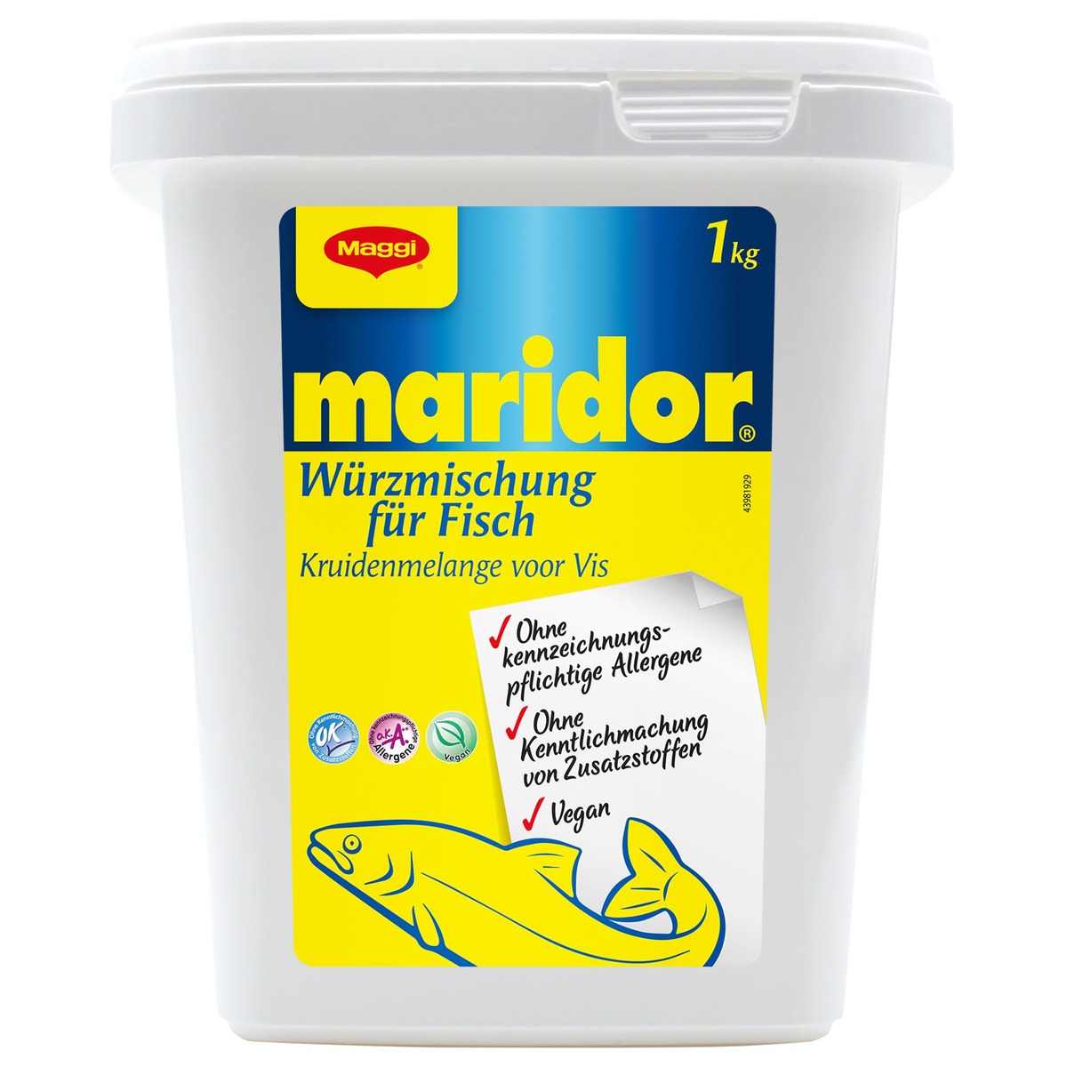 Bild 1 von Maggi Maridor Würzmischung für Fisch (1 kg)