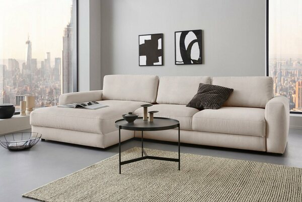 Bild 1 von Places of Style Ecksofa Bloomfield, wahlweise mit Bettfunktion und Bettkasten, Beige