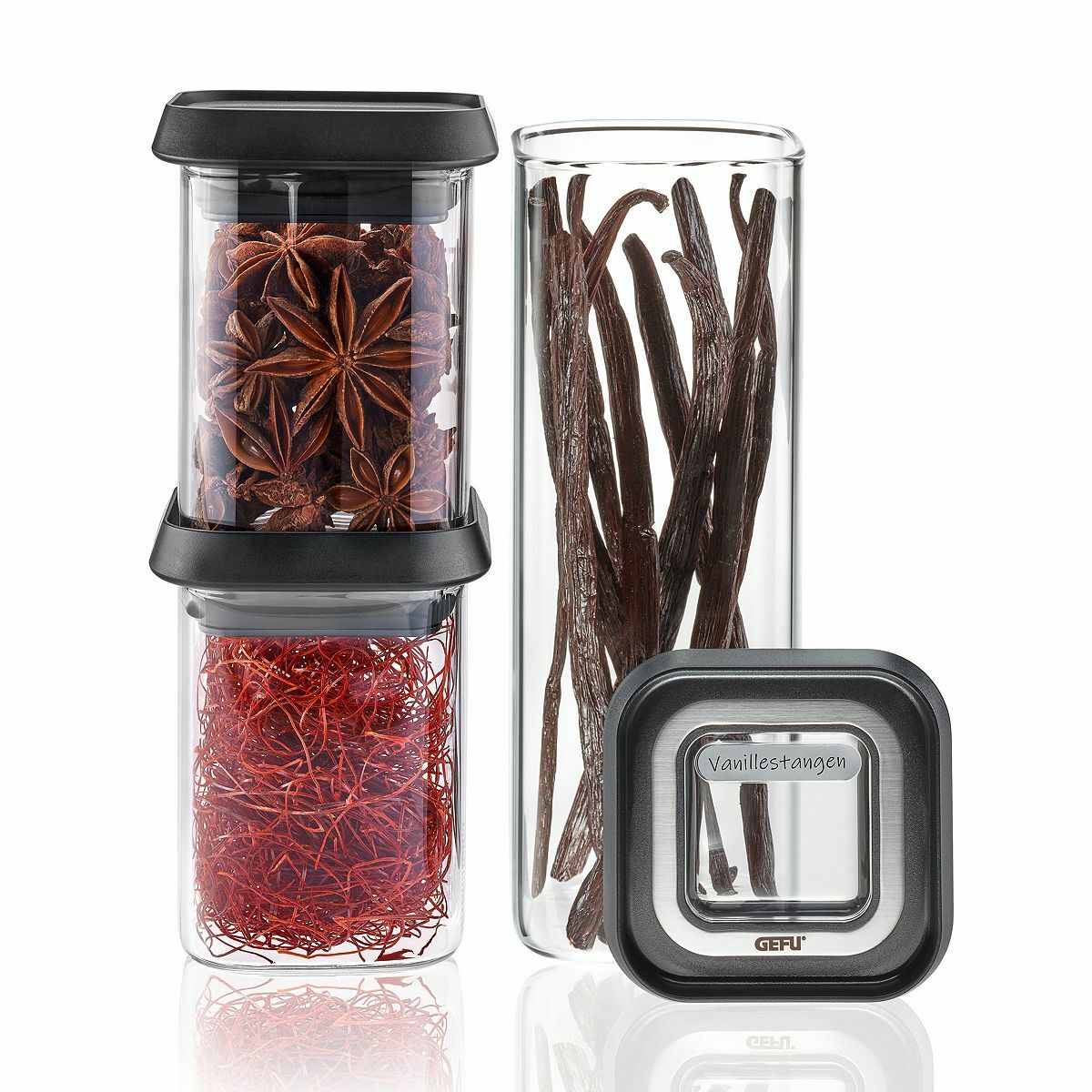 Bild 1 von GEFU® Mini-Vorratsdosen Set PANTRY, 3-teilig Füllvolumen 400ml & 2x 180ml